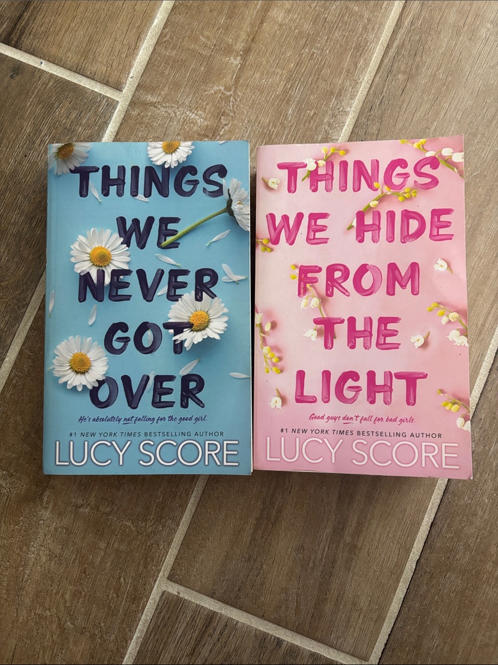 Things We Never Got Over / Things We Hide From The Light - Blue & Pink Book Set